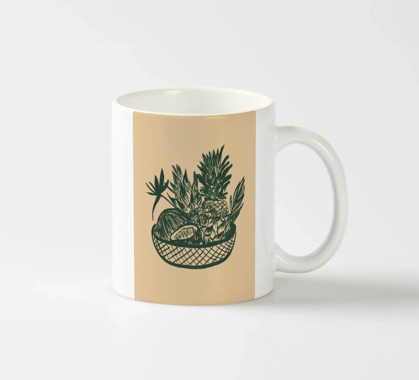 Fruchtkorb Keramik Tasse von Studio Dolci