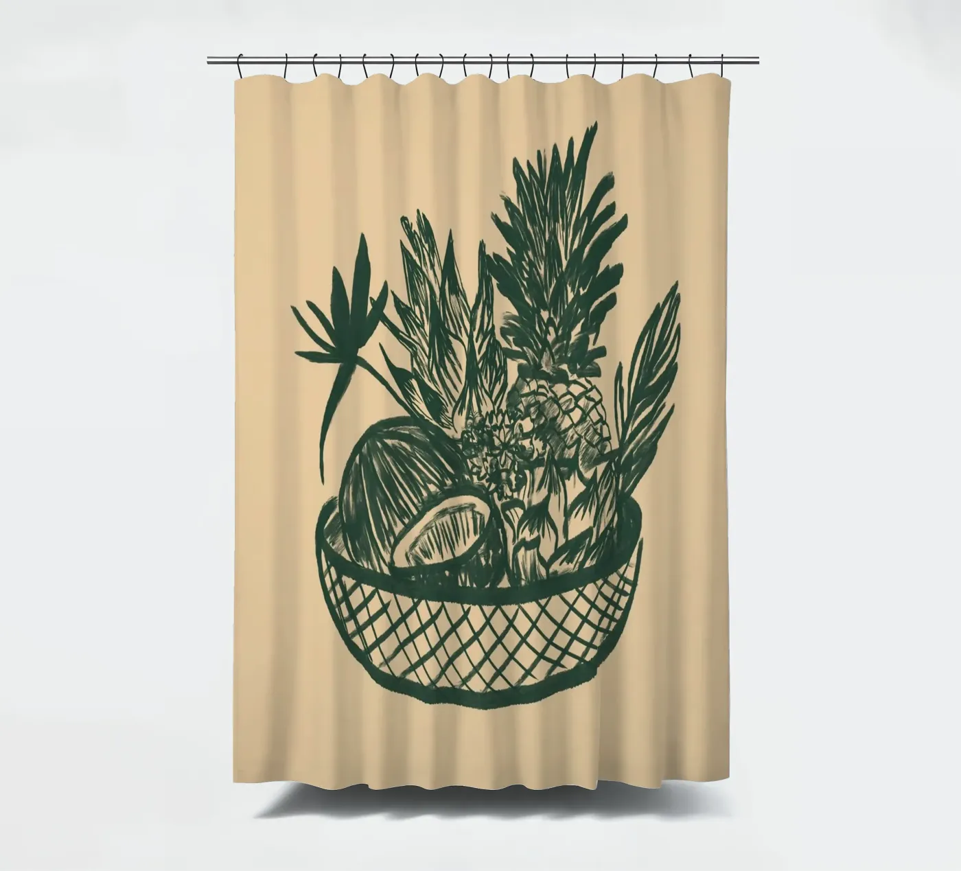 Fruchtkorb Duschvorhang von Studio Dolci