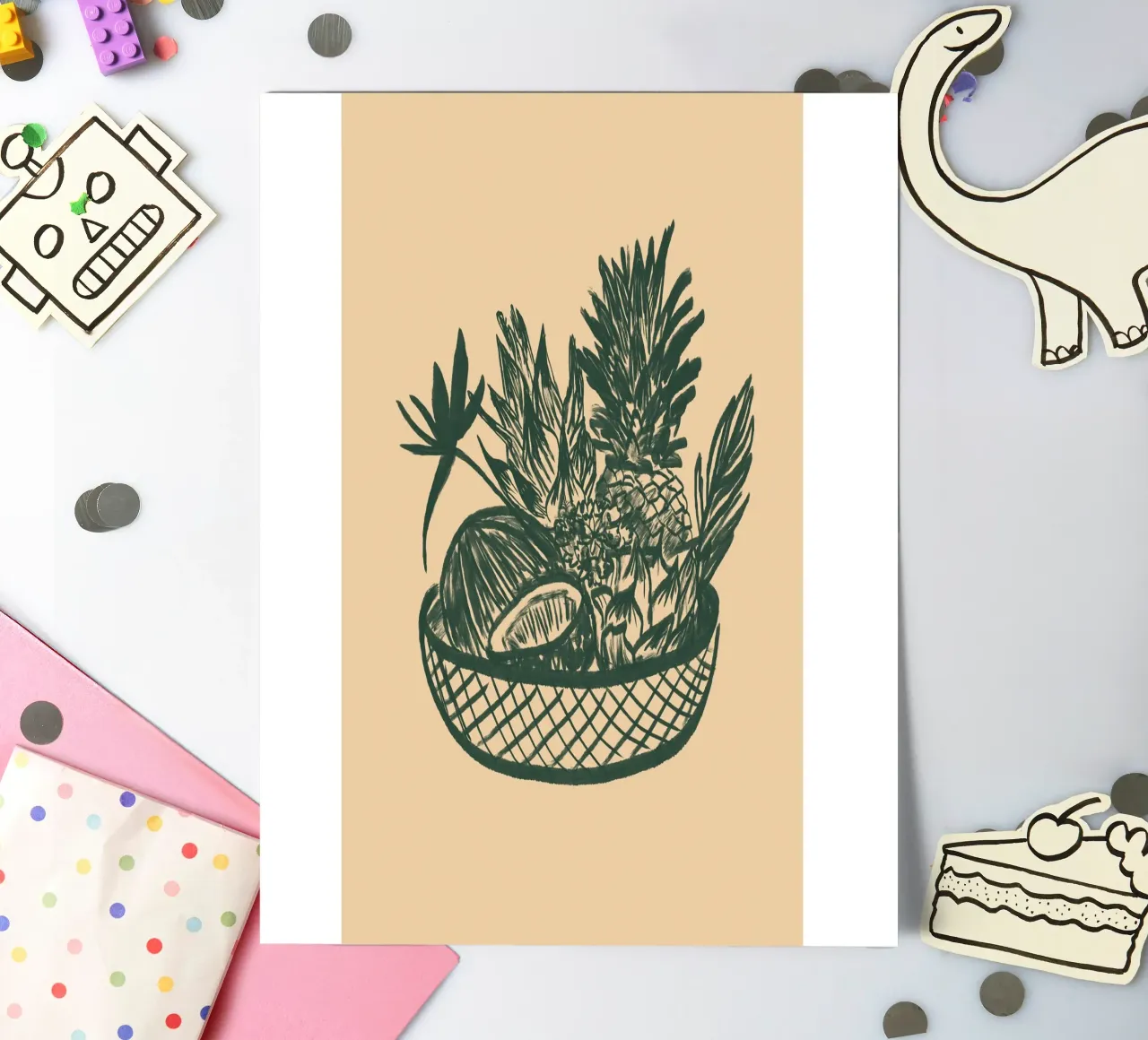 Fruchtkorb sticker sheet by Studio Dolci