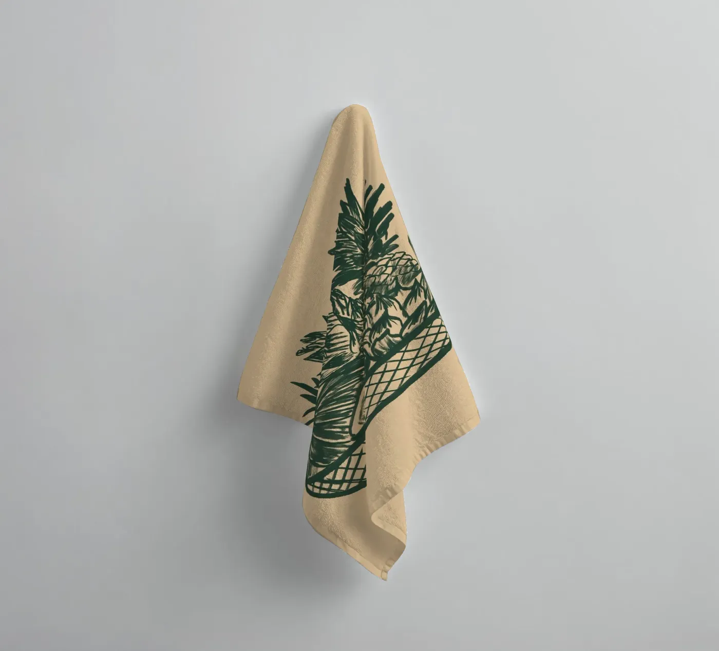 Fruchtkorb badhanddoek van Studio Dolci
