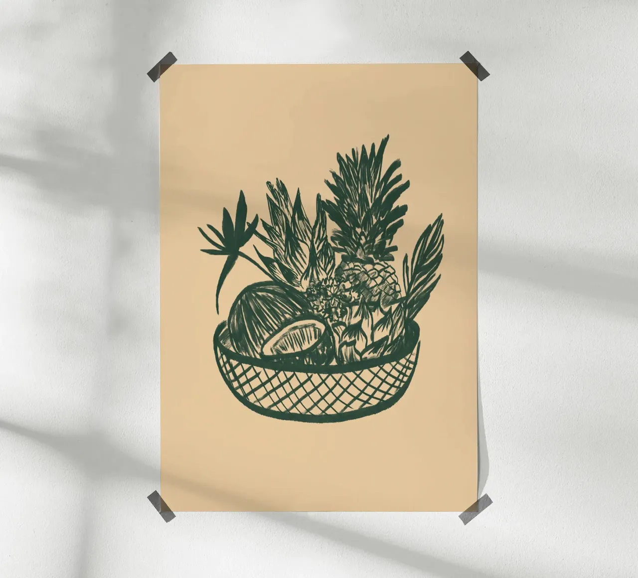 Fruchtkorb poster van Studio Dolci