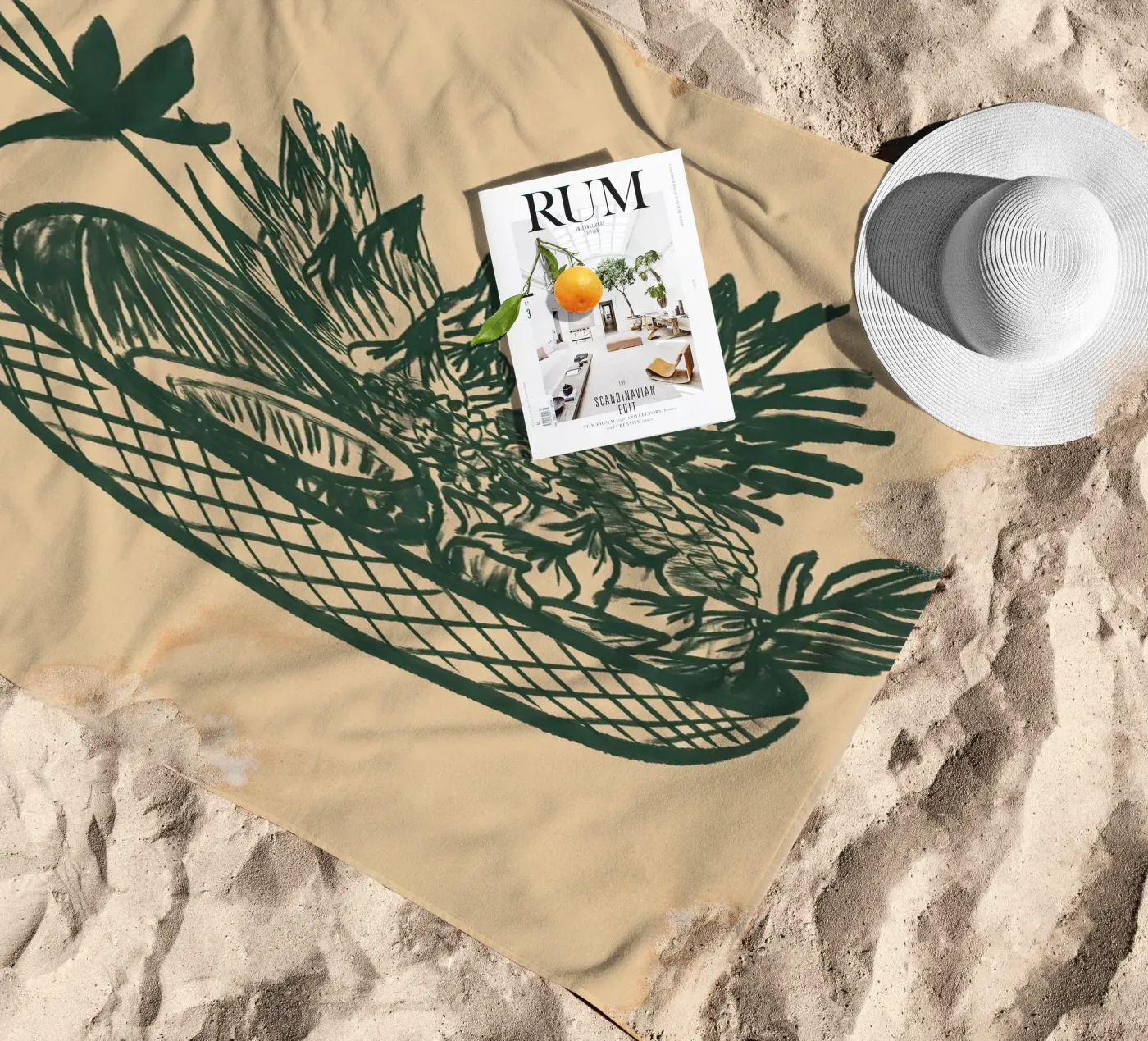 Fruchtkorb beach towel by Studio Dolci