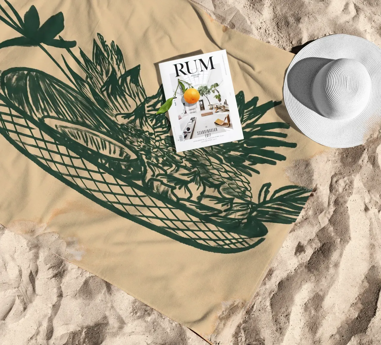 Fruchtkorb beach towel by Studio Dolci