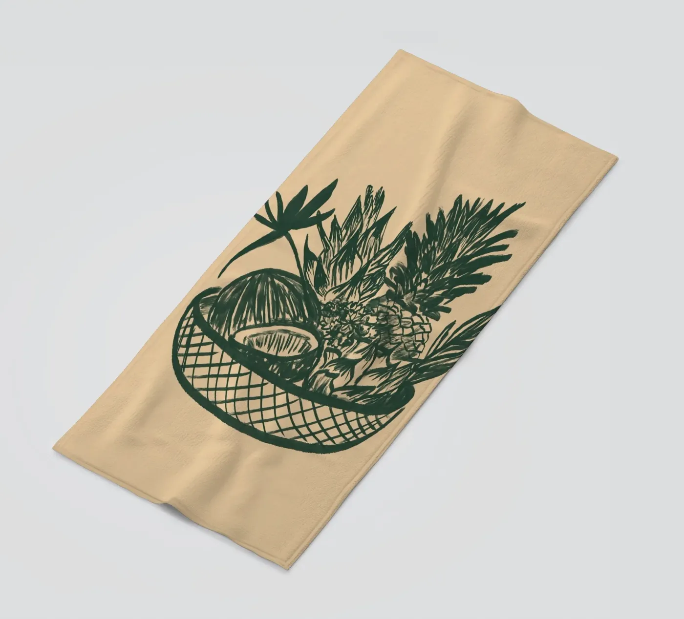 Fruchtkorb strandhanddoek van Studio Dolci