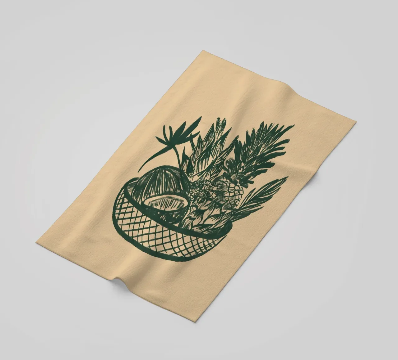 Fruchtkorb beach towel by Studio Dolci