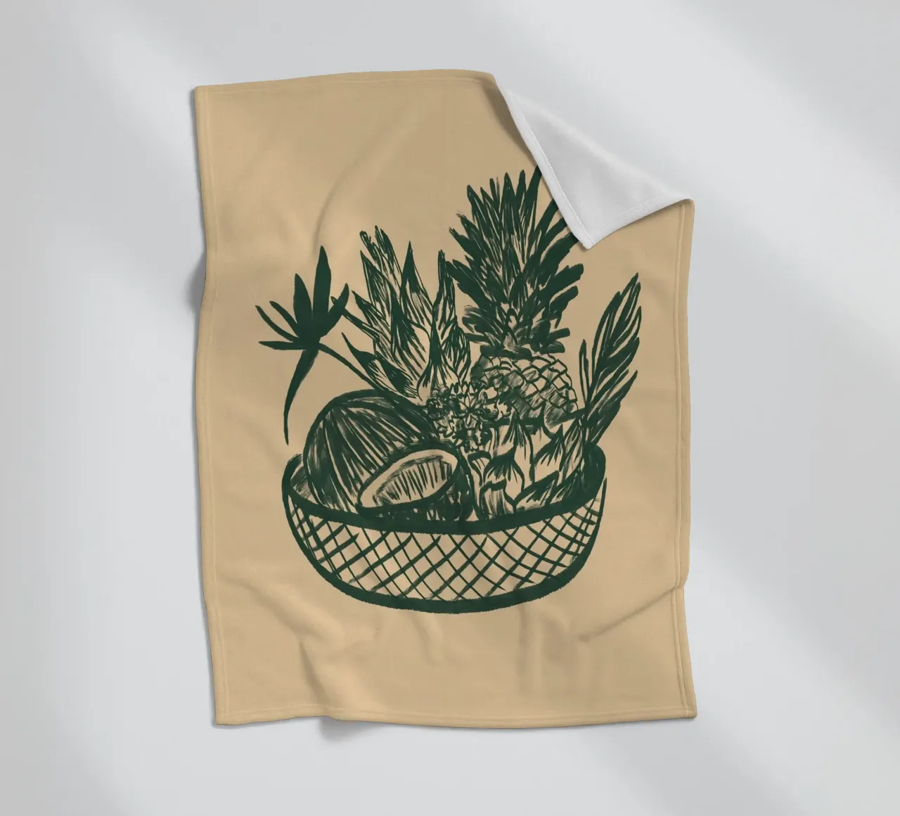 Fruchtkorb fleecedeken van Studio Dolci