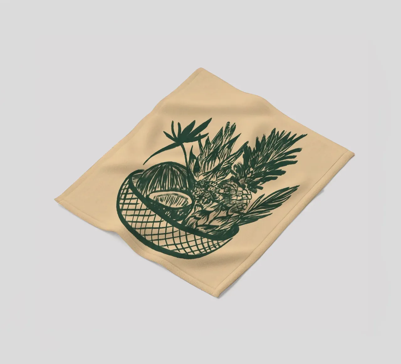 Fruchtkorb fleecedeken van Studio Dolci