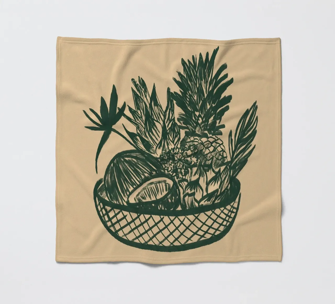 Fruchtkorb fleecedeken van Studio Dolci