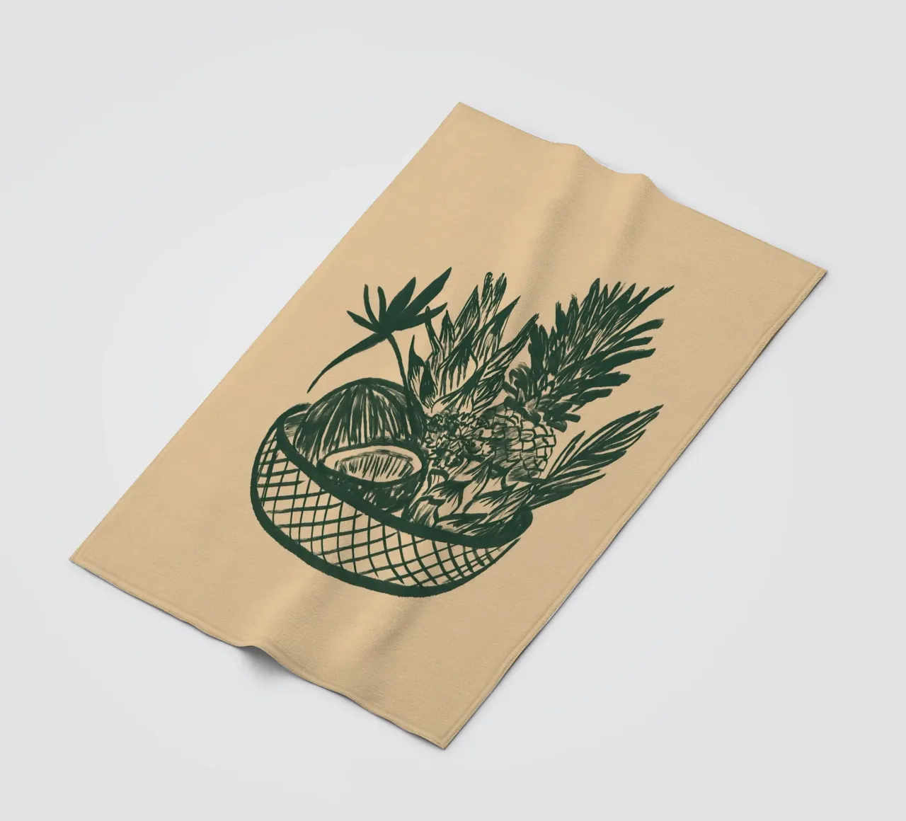 Fruchtkorb fleecedeken van Studio Dolci