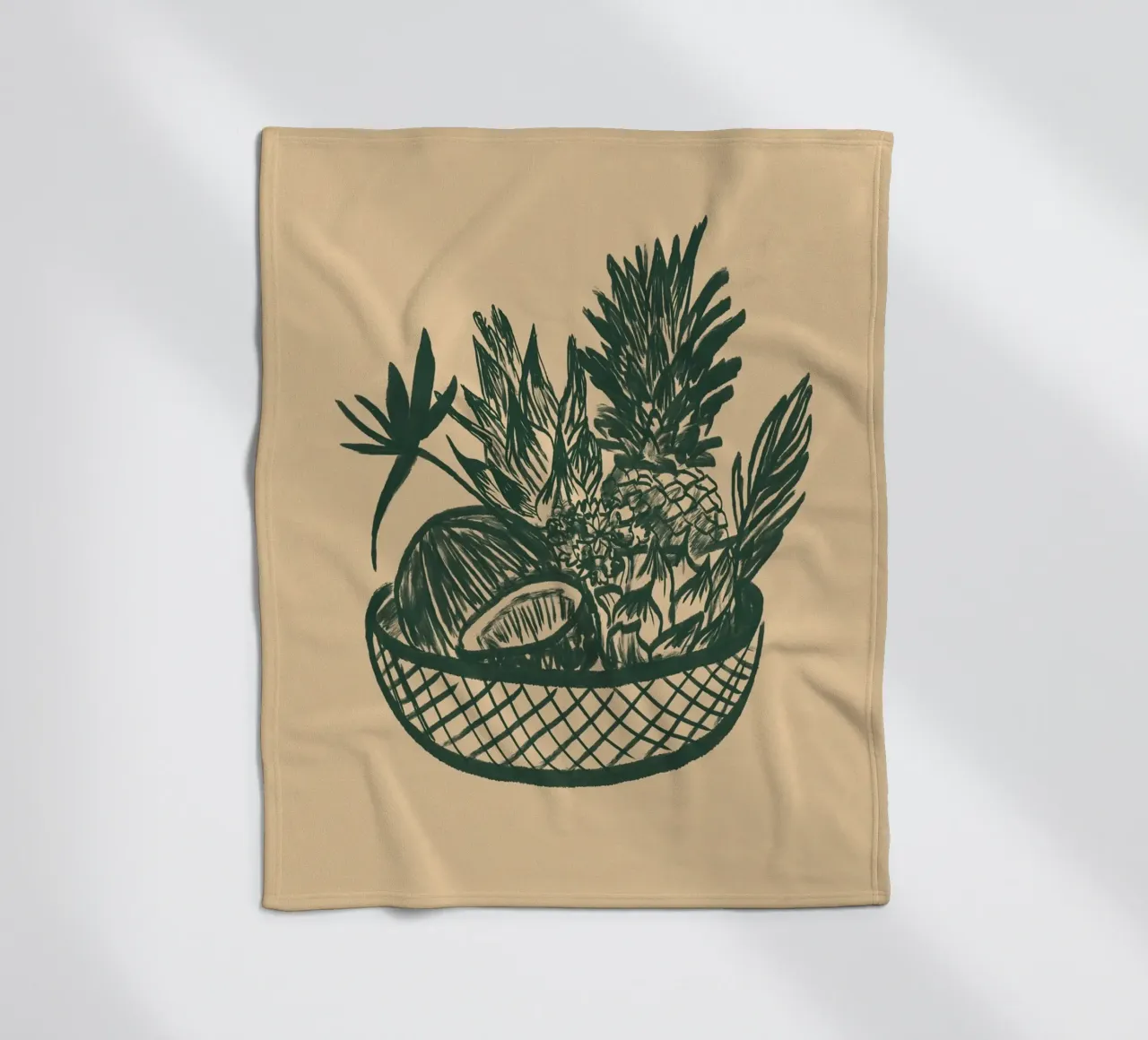 Fruchtkorb fleecedeken van Studio Dolci