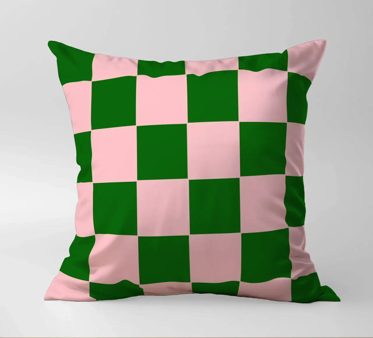 Purple Emerald Green Bold Eclectic Checks cuscino da TijanaArtStudio88