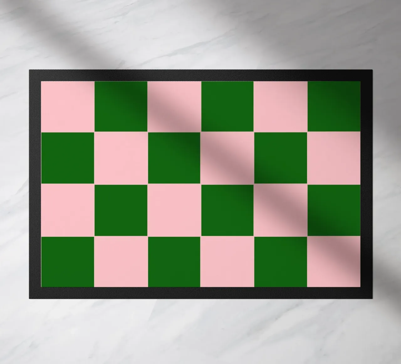 Purple Emerald Green Bold Eclectic Checks zerbino da TijanaArtStudio88