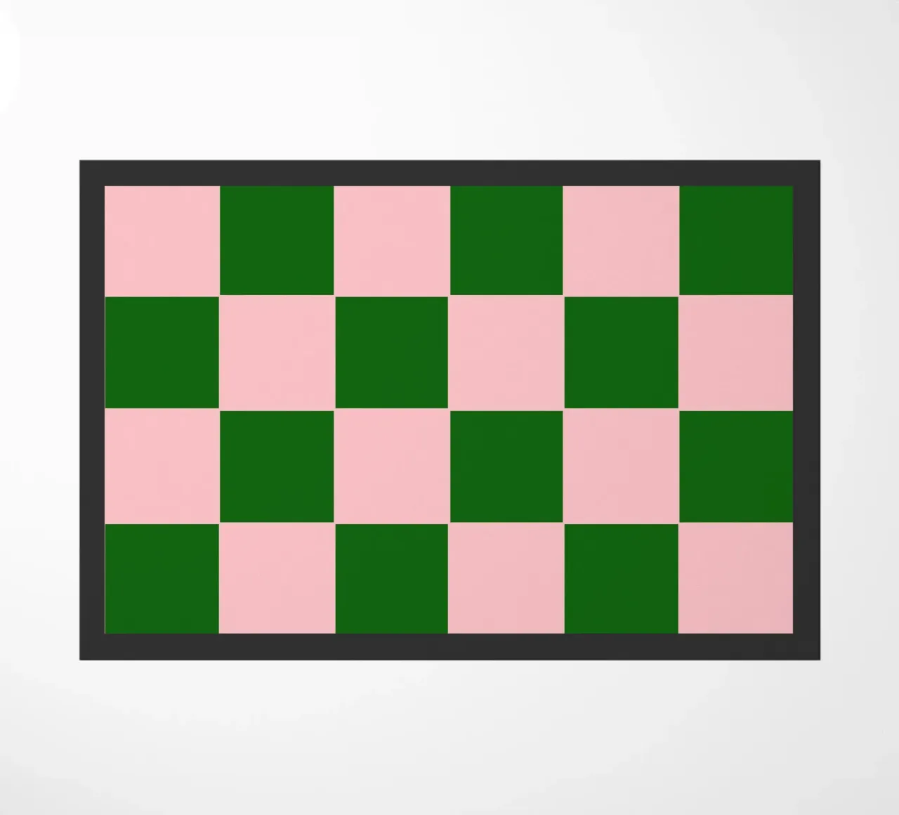 Purple Emerald Green Bold Eclectic Checks zerbino da TijanaArtStudio88