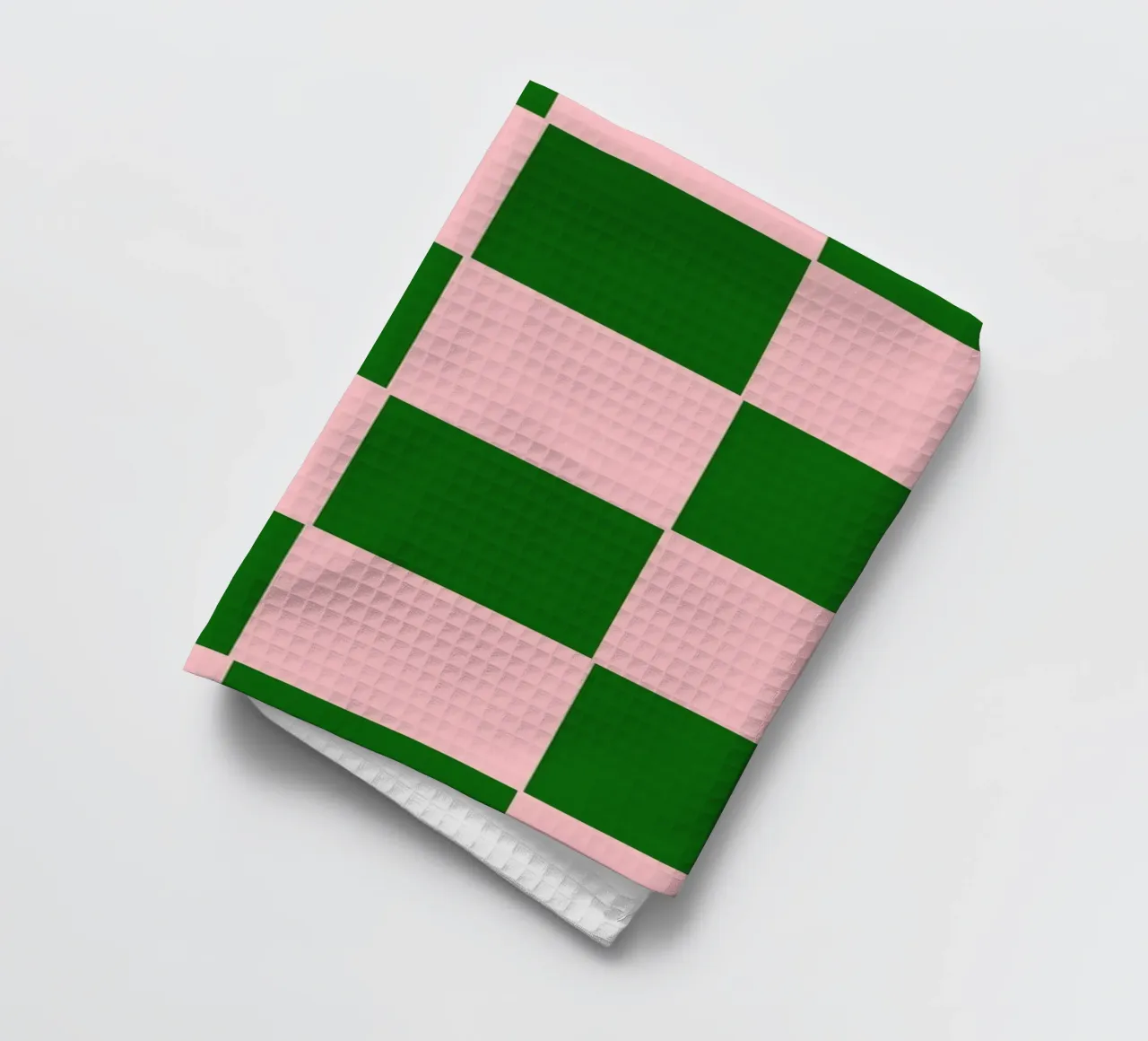Purple Emerald Green Bold Eclectic Checks canovaccio da cucina da TijanaArtStudio88