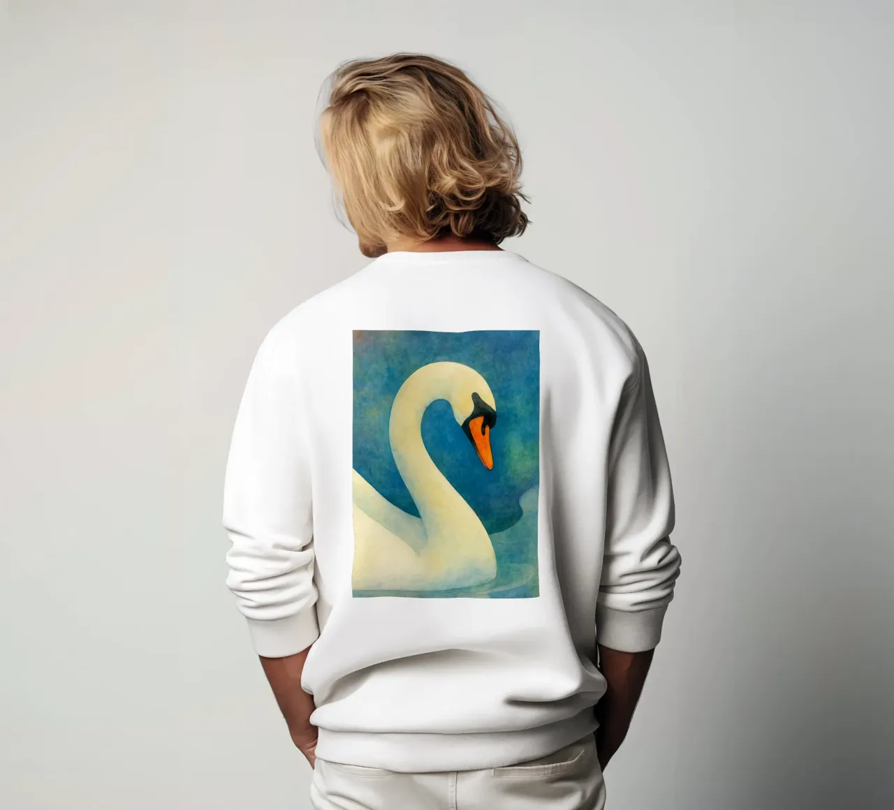toucan bird abstract drawing sweatshirt by bougenfille