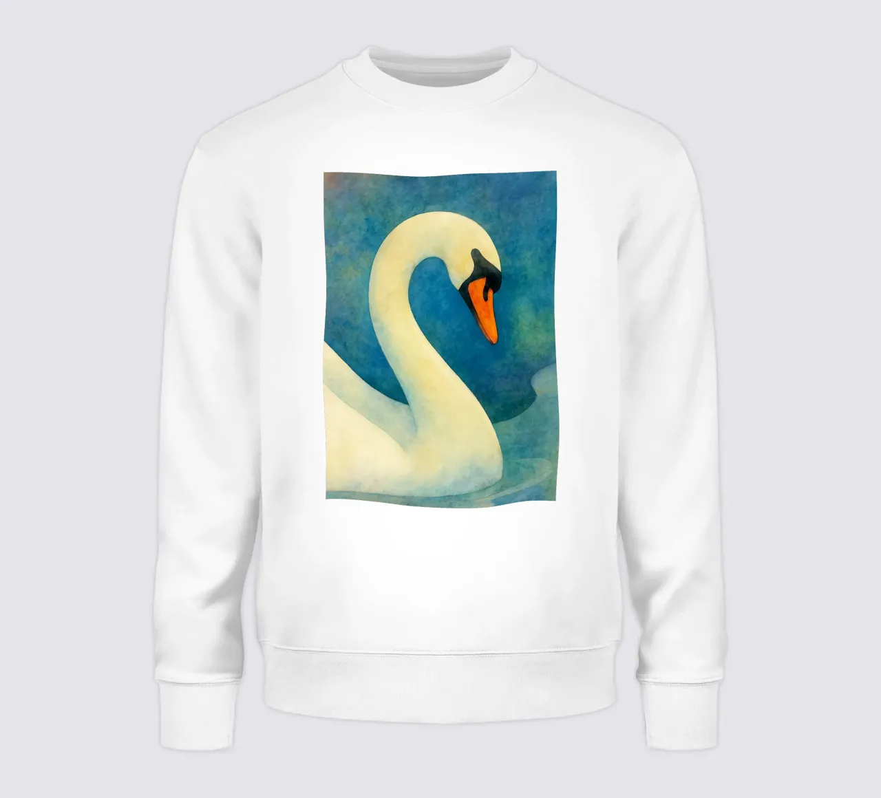 toucan bird abstract drawing sweatshirt by bougenfille