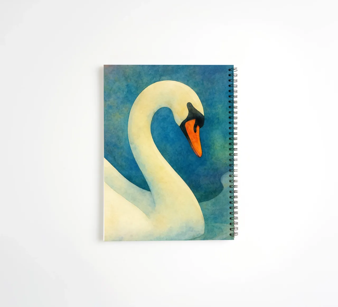 toucan bird abstract drawing spiral notebook by bougenfille