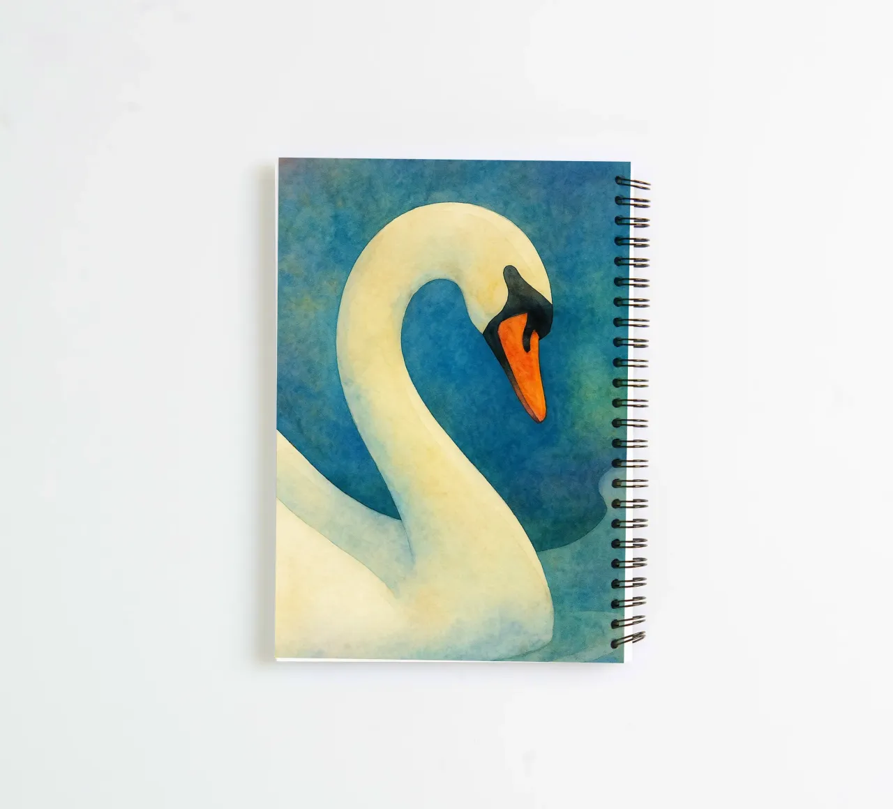 toucan bird abstract drawing spiral notebook by bougenfille