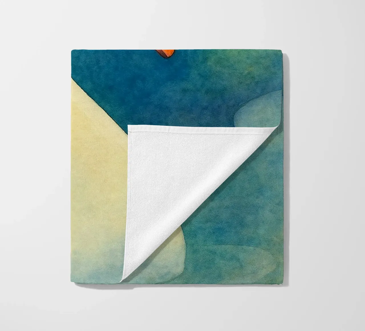 toucan bird abstract drawing beach towel by bougenfille