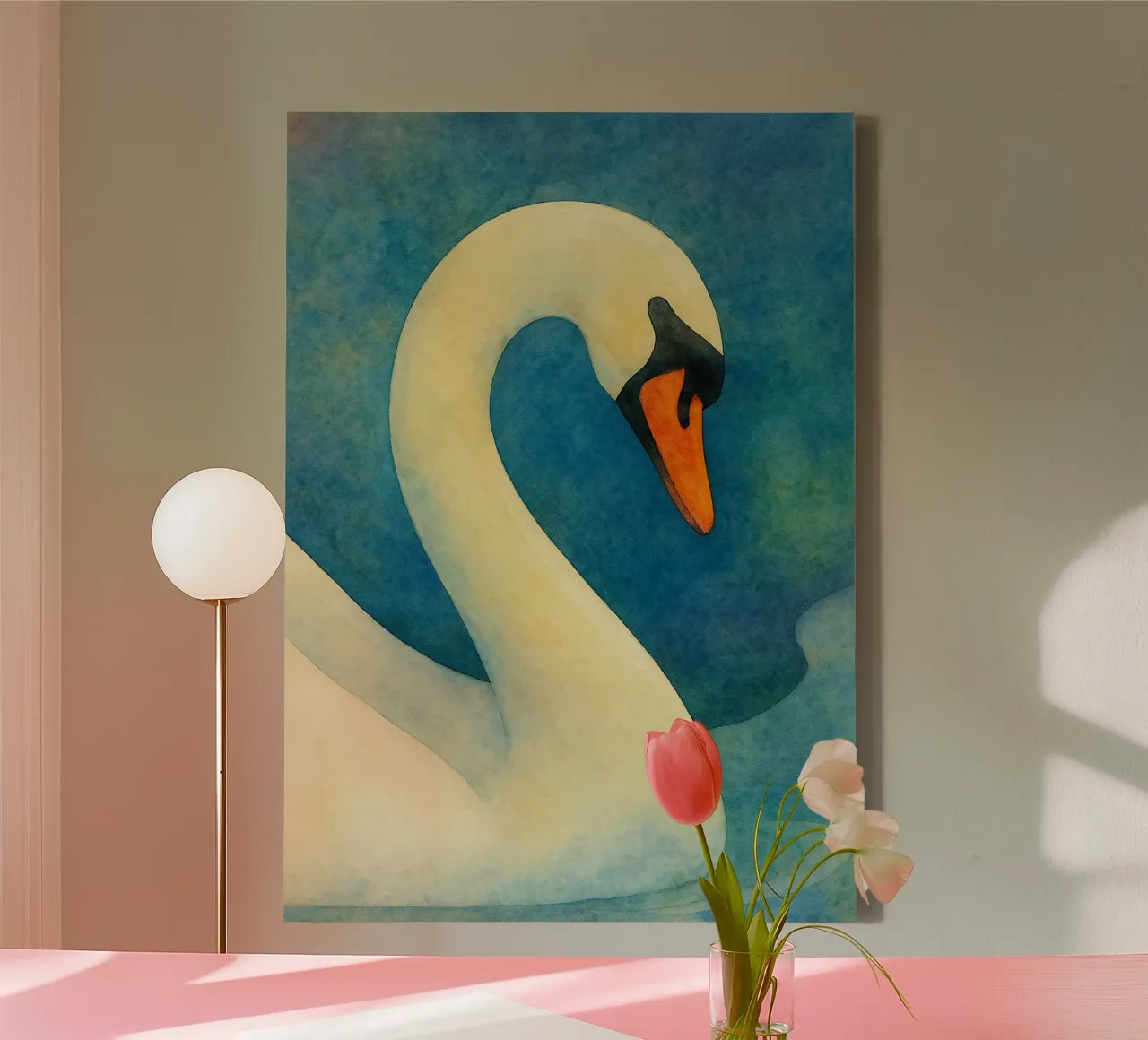 toucan bird abstract drawing canvas by bougenfille