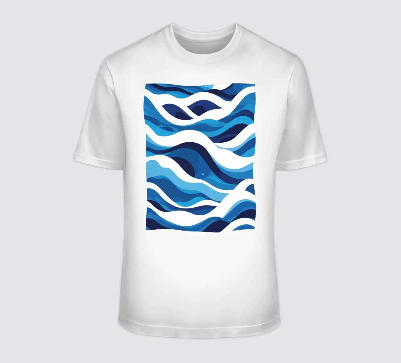 Wave pattern t-shirt da LIFESTYLE OBJECTS