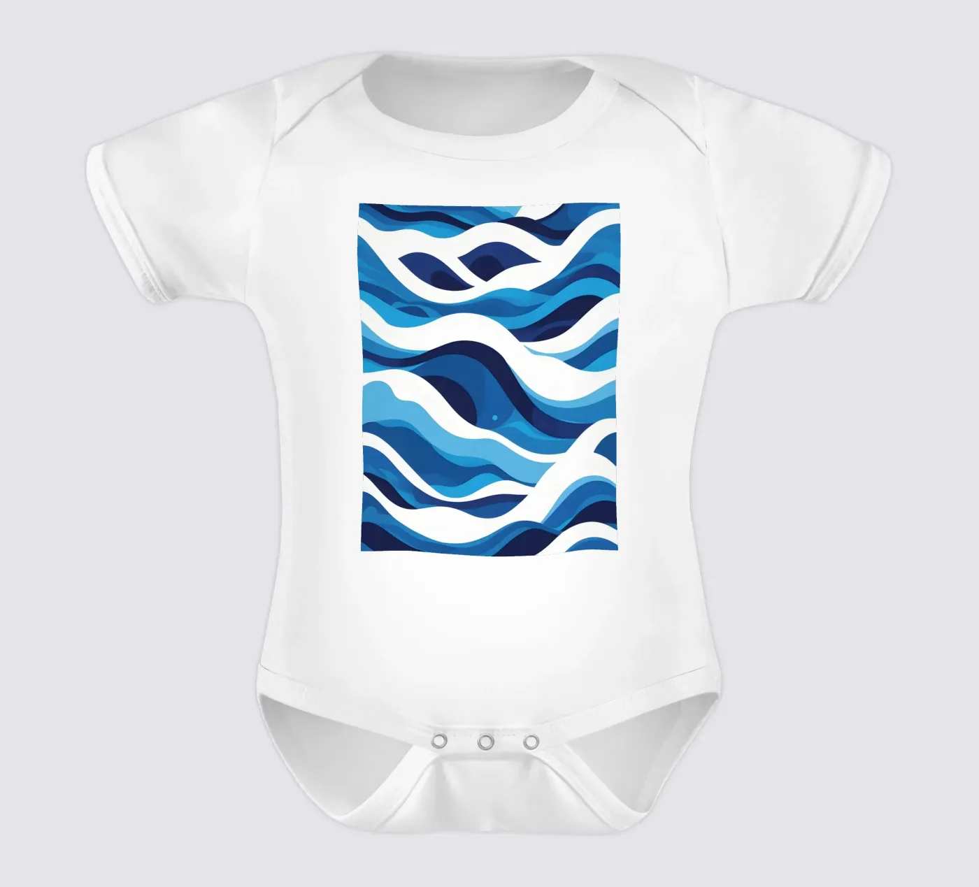 Golfpatroon babyrompertje korte mouwen van LIFESTYLE OBJECTS