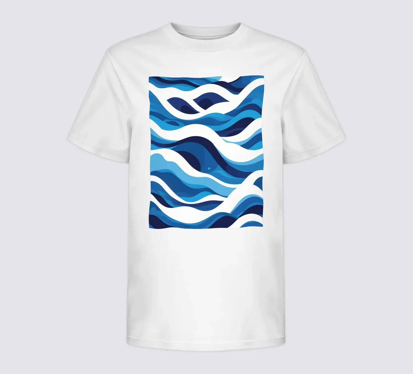 Wave pattern kids t-shirt by LIFESTYLE OBJECTS