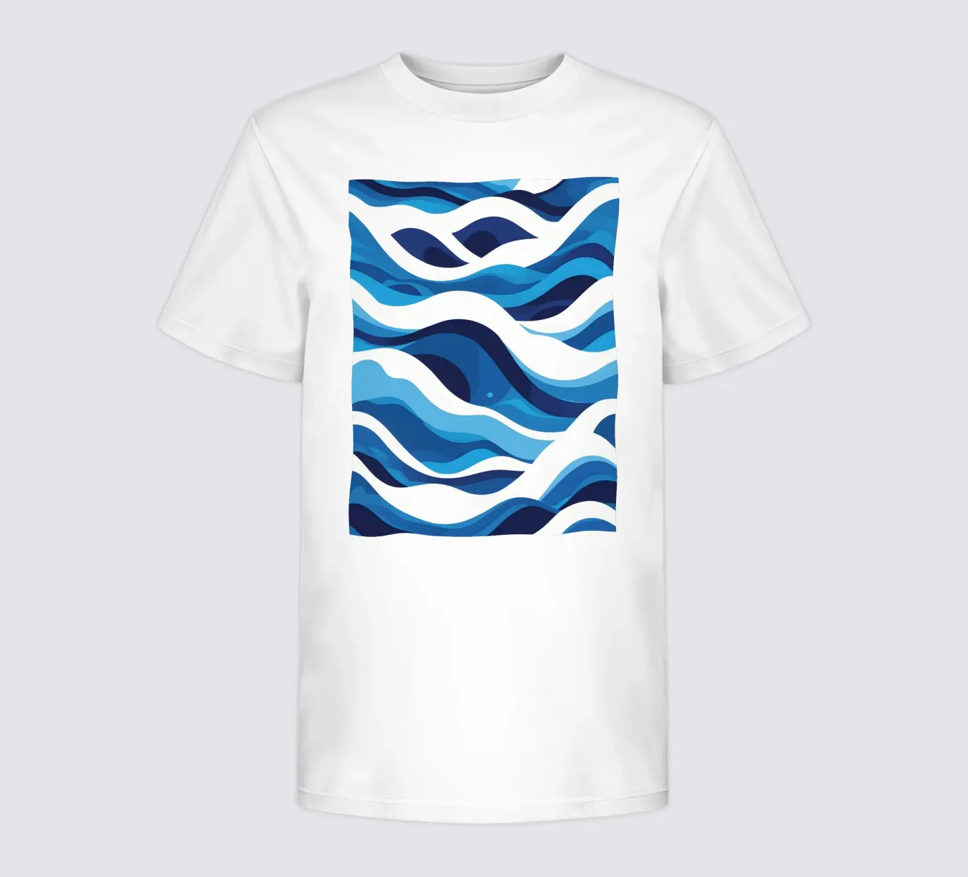 Wave pattern kids t-shirt by LIFESTYLE OBJECTS