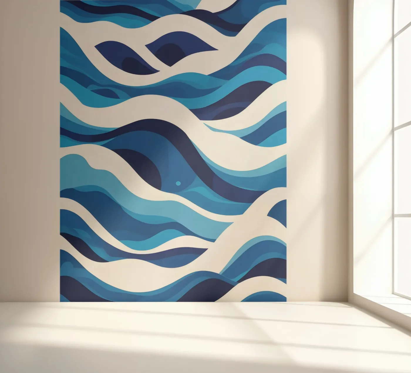 Wave pattern photo wallpaper by LIFESTYLE OBJECTS