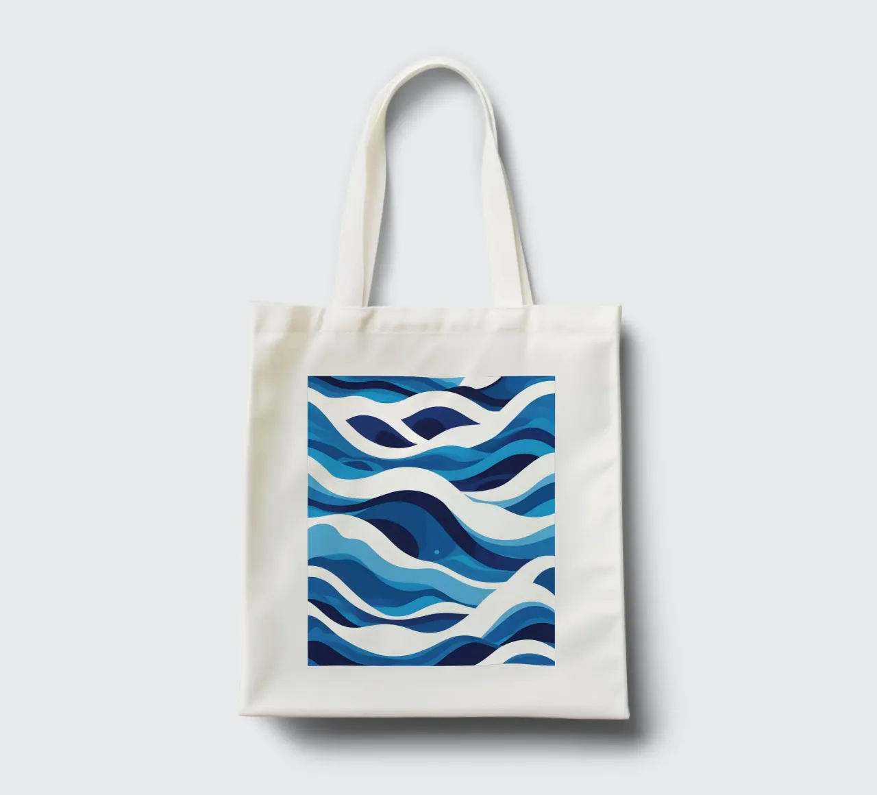 Wave pattern tote bag by LIFESTYLE OBJECTS