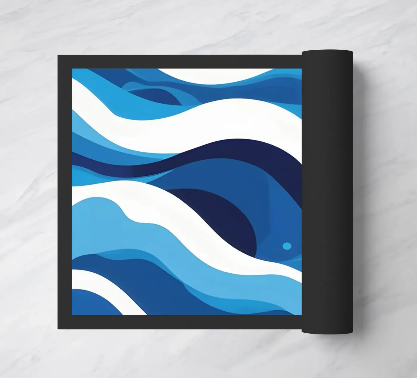 Wave pattern paillasson de LIFESTYLE OBJECTS