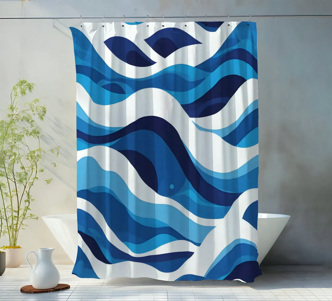 Schema d'onda tenda da doccia da LIFESTYLE OBJECTS