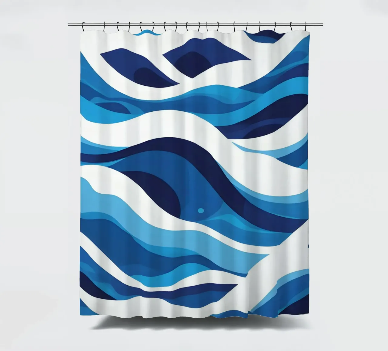 Wave pattern Duschvorhang von LIFESTYLE OBJECTS