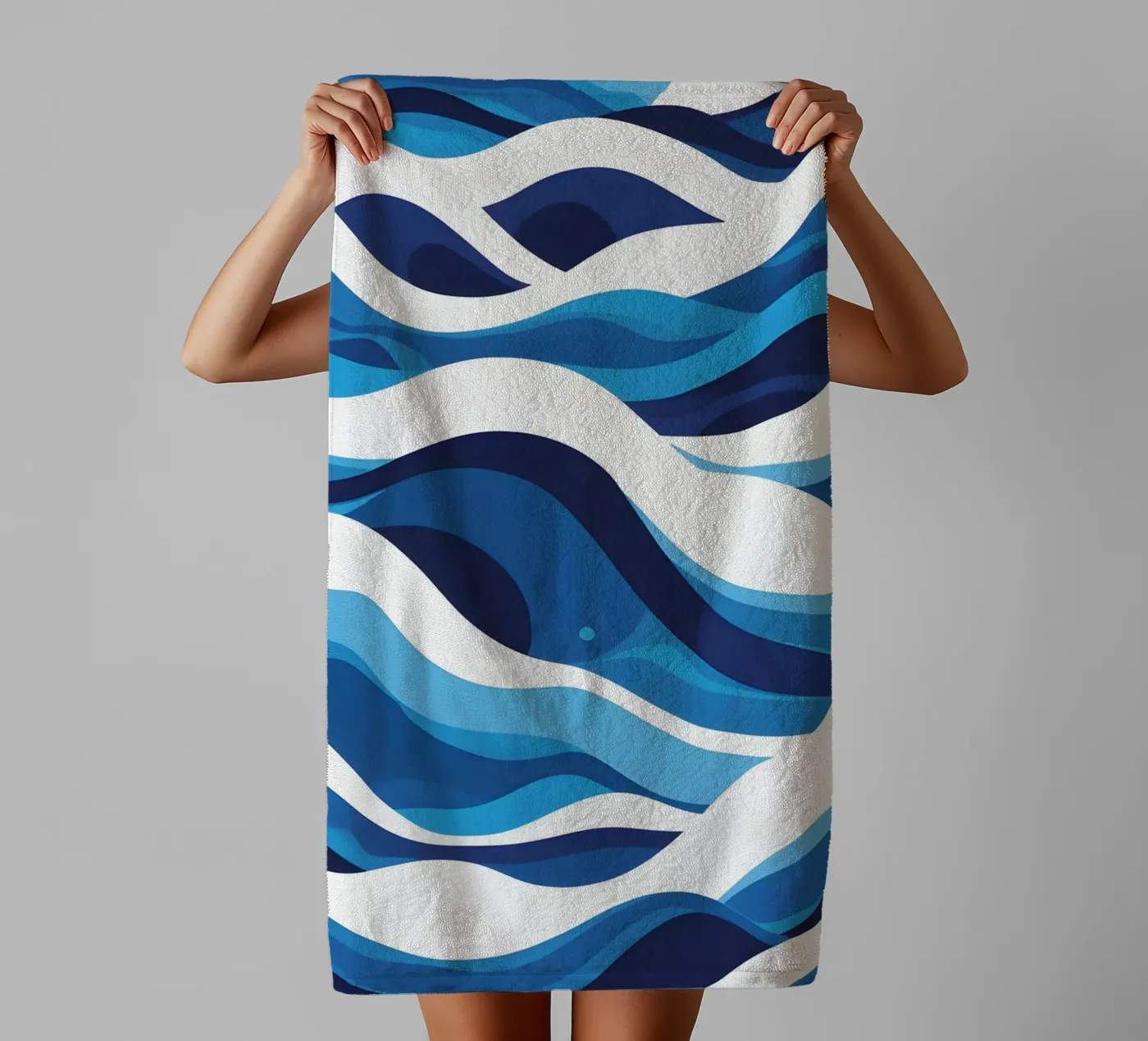 Wave pattern Handtuch von LIFESTYLE OBJECTS
