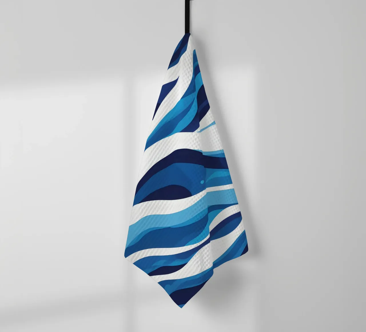 Wave pattern tea towel by LIFESTYLE OBJECTS