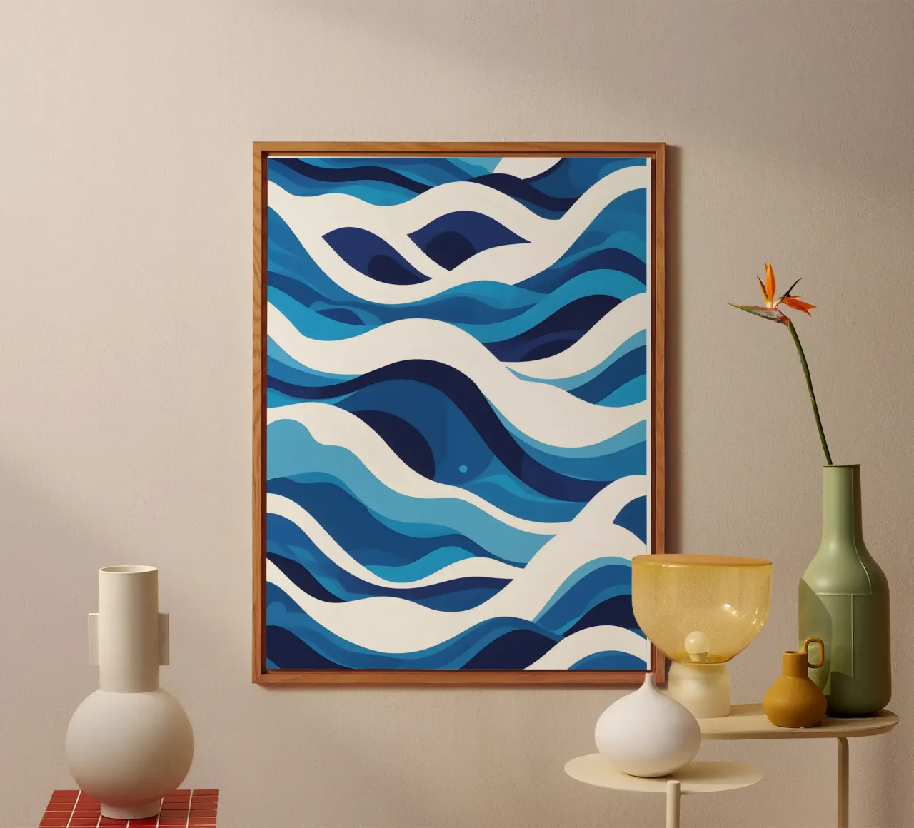 Wave pattern forex plate by LIFESTYLE OBJECTS