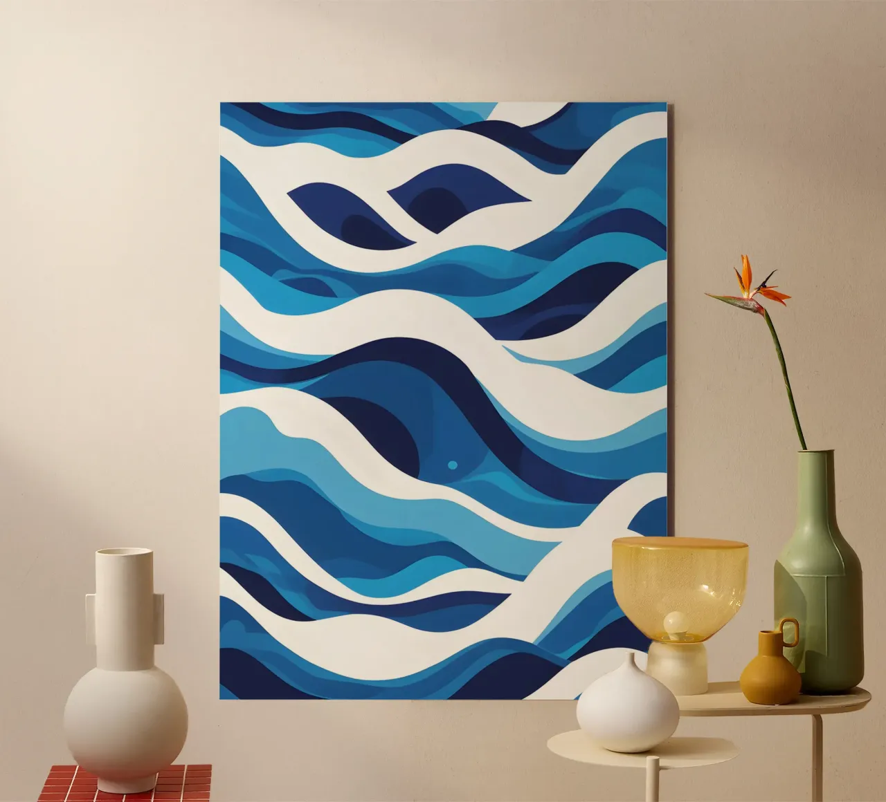 Wave pattern forex plate by LIFESTYLE OBJECTS