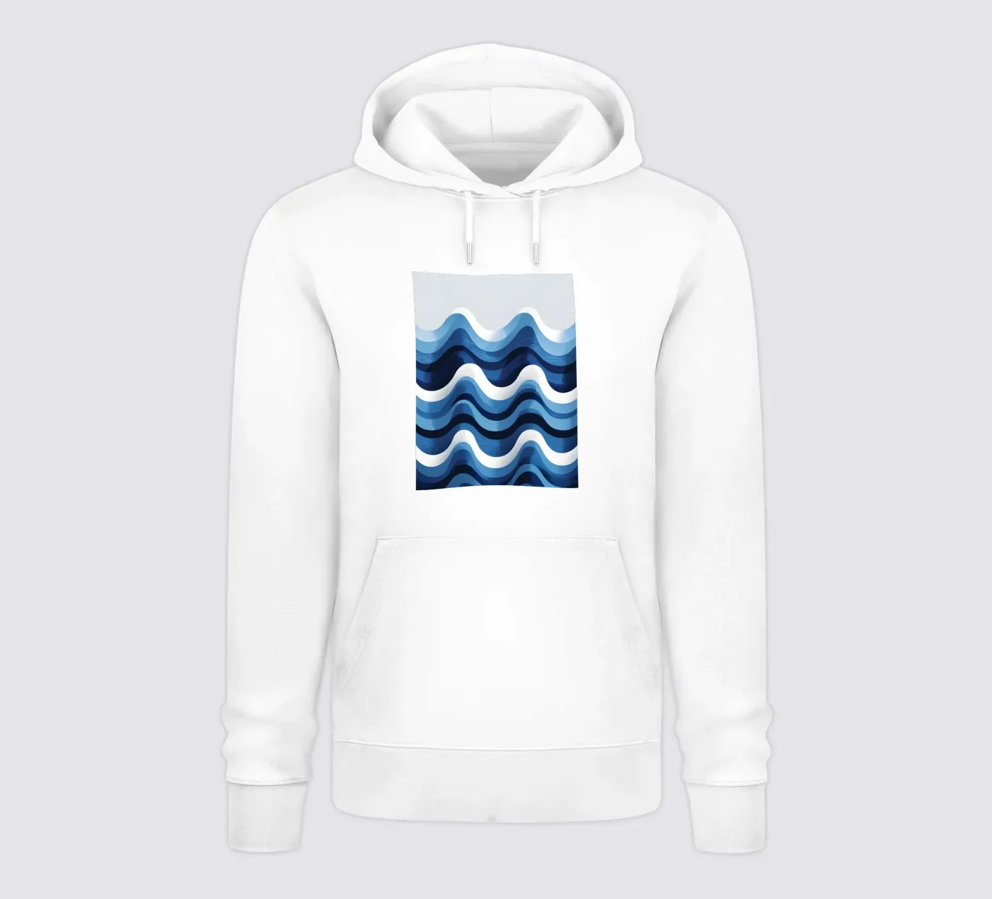 Wave pattern hoodie by LIFESTYLE OBJECTS