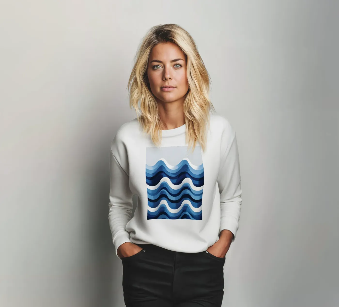 Wave pattern sweat de LIFESTYLE OBJECTS