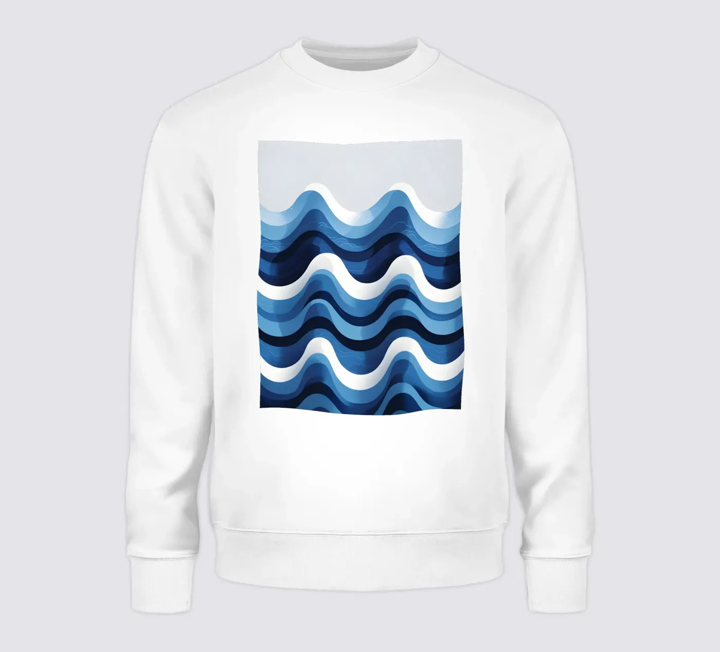 Wellenmuster Sweatshirt von LIFESTYLE OBJECTS