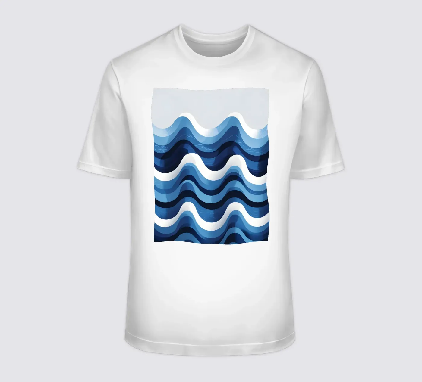 Wave pattern t-shirt da LIFESTYLE OBJECTS