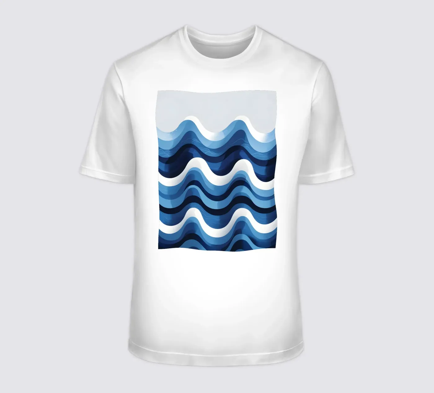 Wave pattern t-shirt da LIFESTYLE OBJECTS