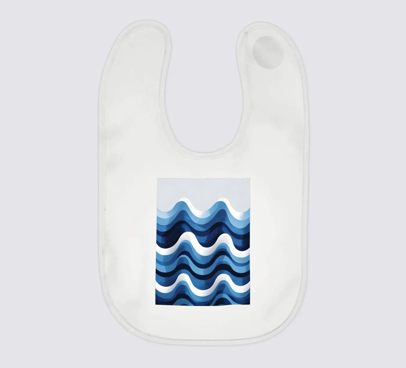 Wave pattern baby slabbetje van LIFESTYLE OBJECTS