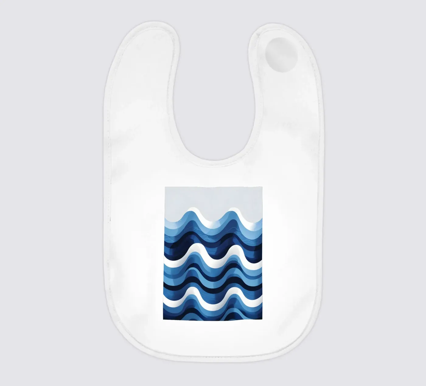 Wave pattern baby slabbetje van LIFESTYLE OBJECTS