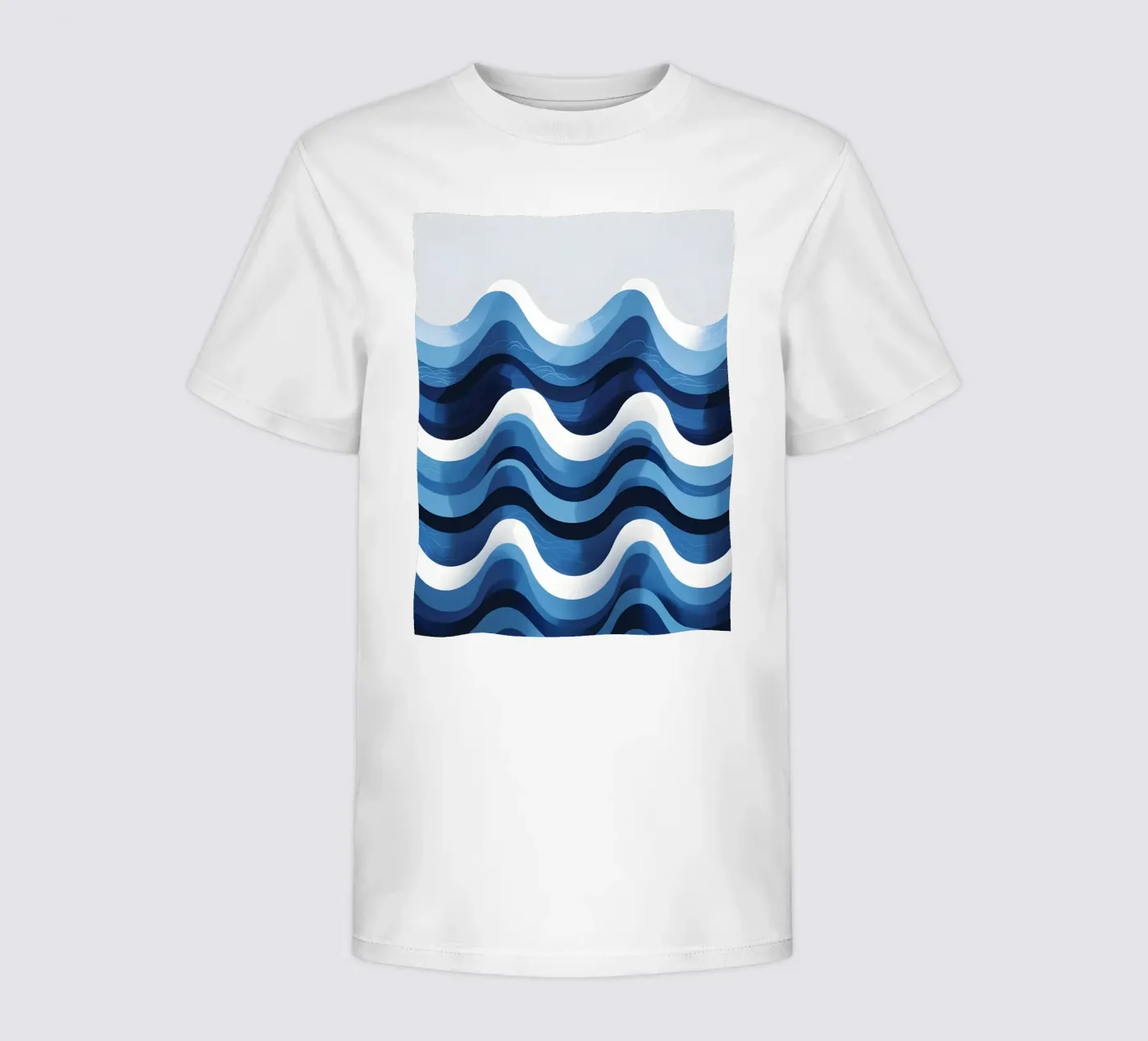 Wave pattern kids t-shirt by LIFESTYLE OBJECTS