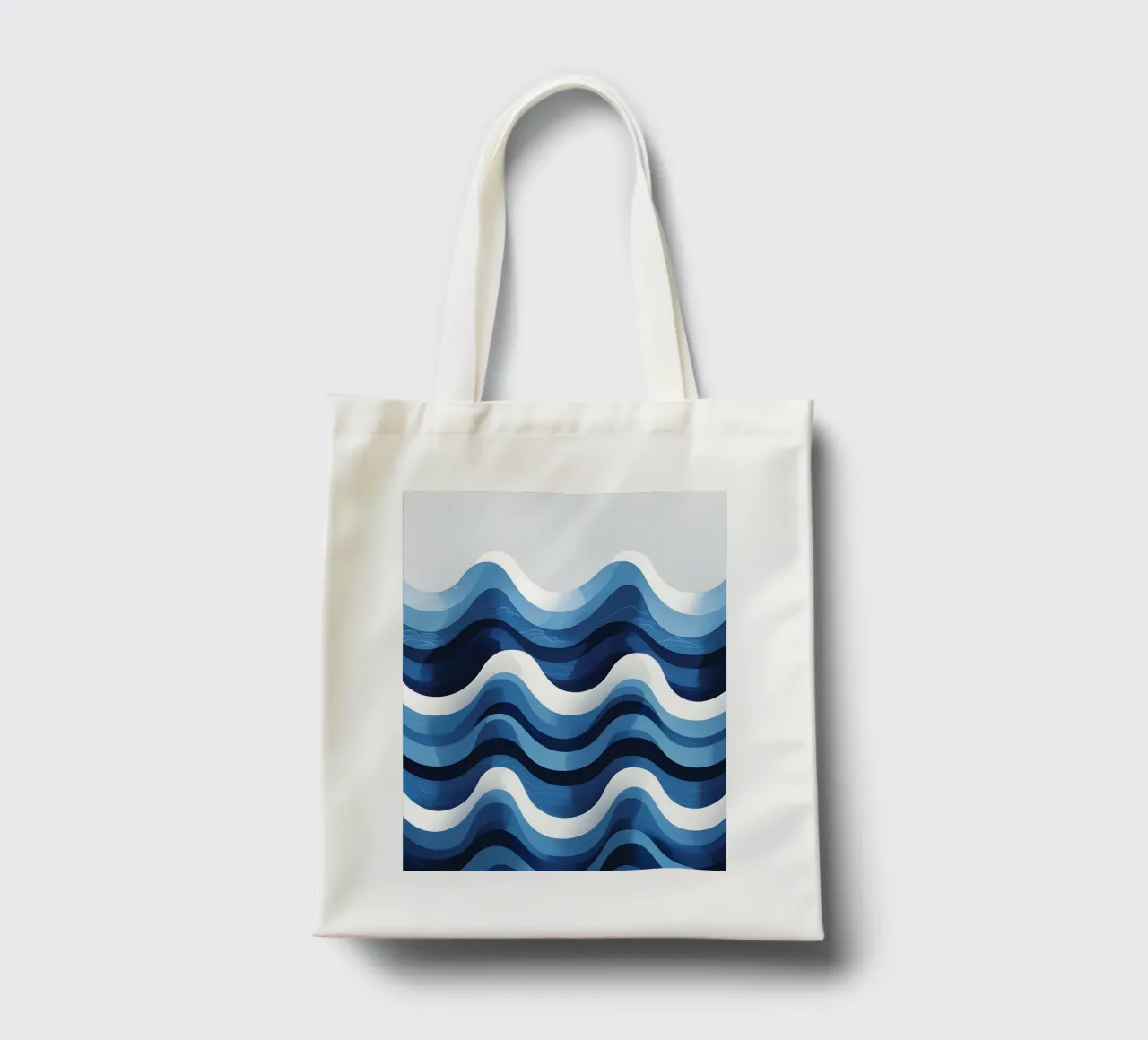 Wave pattern tote bag by LIFESTYLE OBJECTS