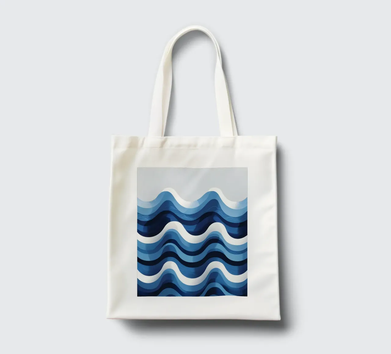 Wave pattern tote bag by LIFESTYLE OBJECTS