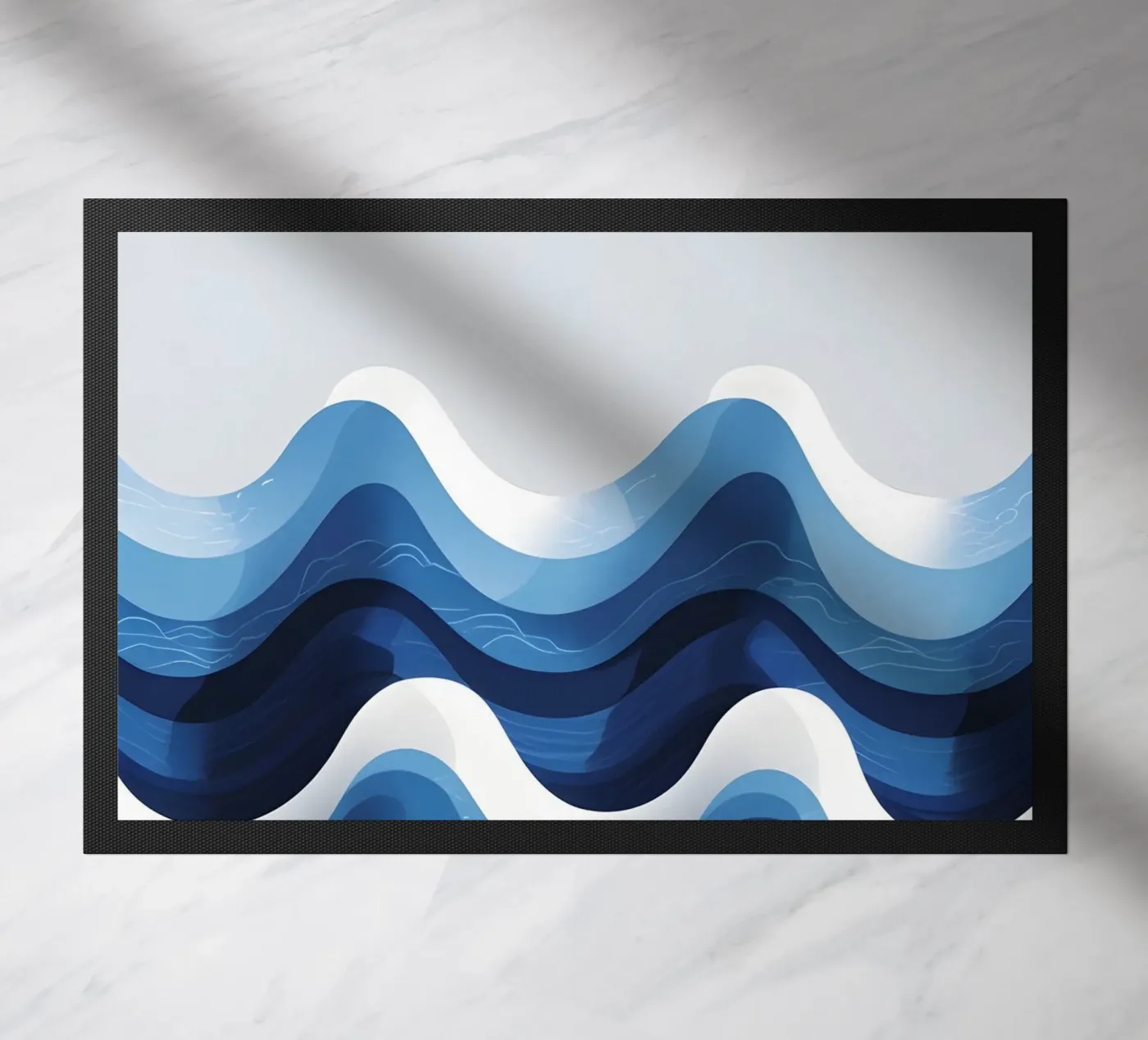 Wave pattern paillasson de LIFESTYLE OBJECTS