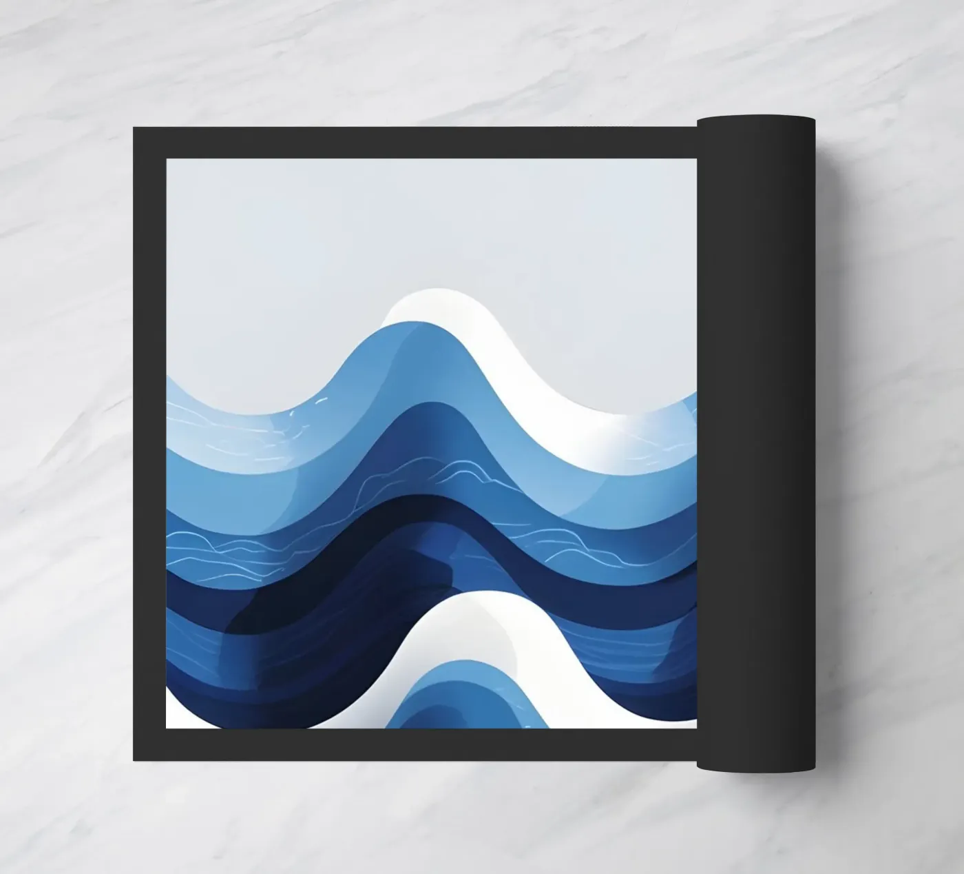 Wave pattern deurmat van LIFESTYLE OBJECTS