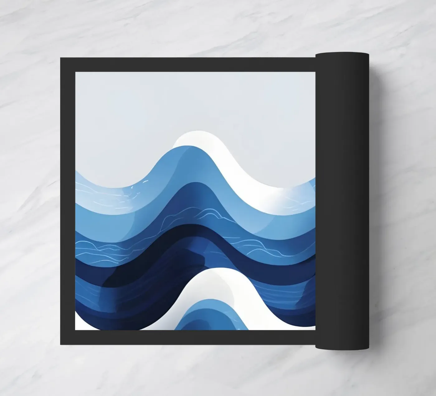Wave pattern paillasson de LIFESTYLE OBJECTS
